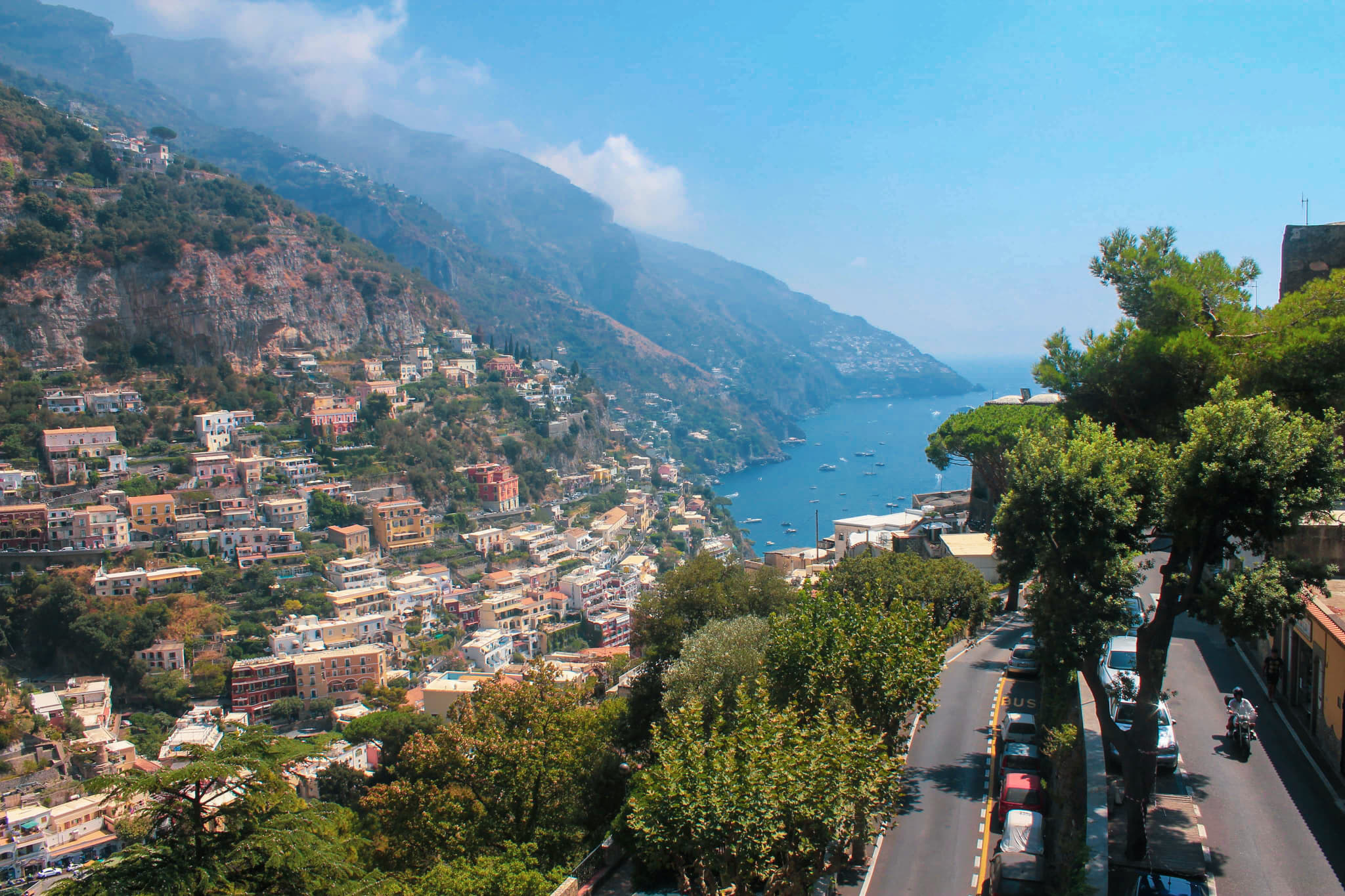 widoki w positano amalfi coast zwiedzanie atrakcje