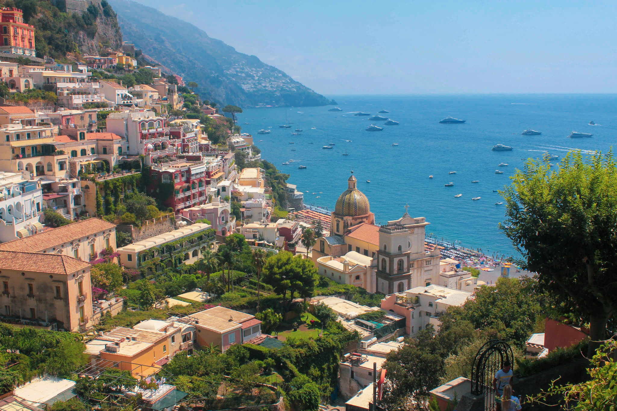 widoki w positano amalfi coast zwiedzanie atrakcje